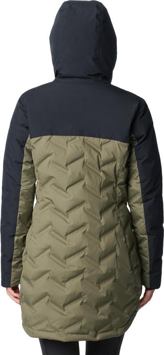 Immagine prodotto Columbia Chaqueta impermeable de plumón y largo medio con capucha Mountain Croo™ III para mujer (XL)