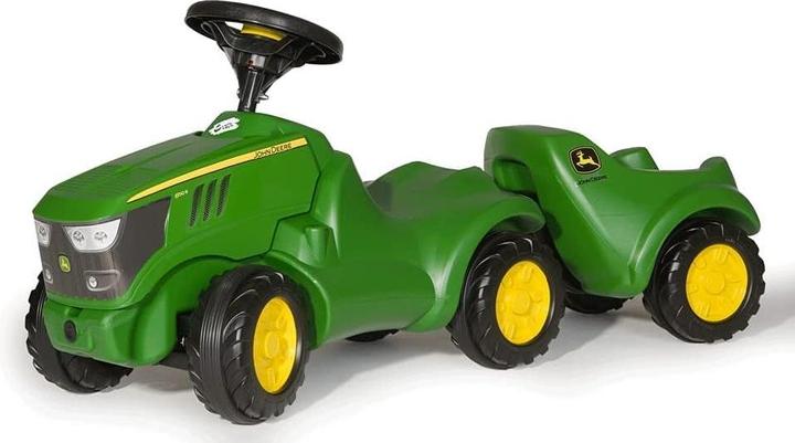 Rolly Toys Babyglijbaan Minitrac John Deere 6150R + Aanhangwagen rollyMinitrac