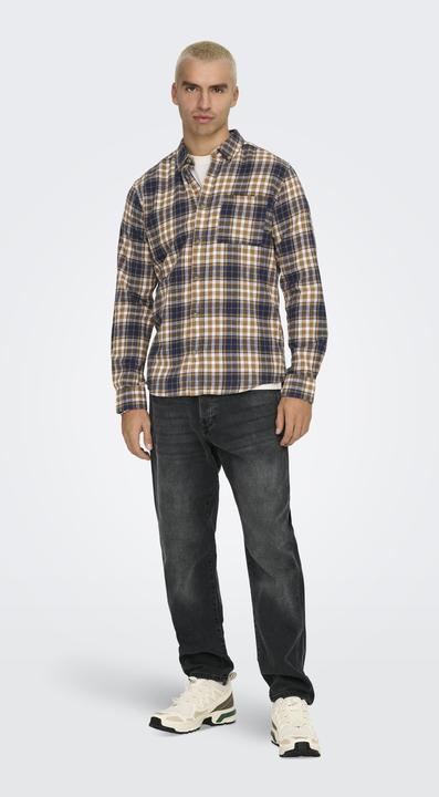 Actual product image Only & Sons Onsyoke Tapered Box Tai Dnm Cbo Noos (W31/L32)
