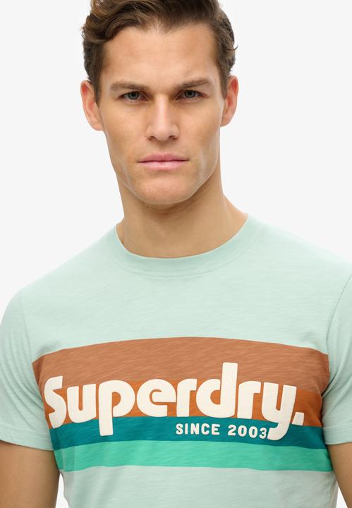 Actual product image Superdry Terrain Logo Stripe Relxed Tee (XXL)