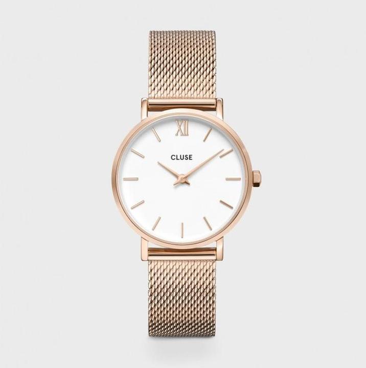 Immagine prodotto Cluse Minuit Mesh Rosé (Orologio da polso analogico, 33 mm)