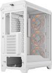 Actual product image Fractal Case Meshify 3 White RGB TG Clear Tint (ATX, Mini-ITX, mATX)