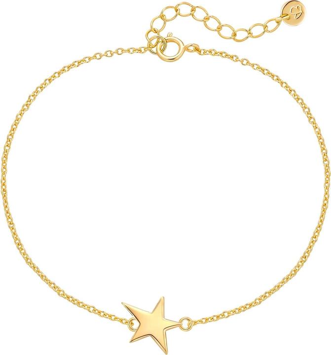 Image du produit Glanzstücke München Bracelet femme étoile argent sterling - 34454 (17 cm, Argent Sterling)