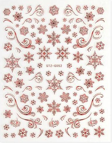 BrillBird Weihnachtliche Sticker "STZ-G052" (Nagellacktrockner)