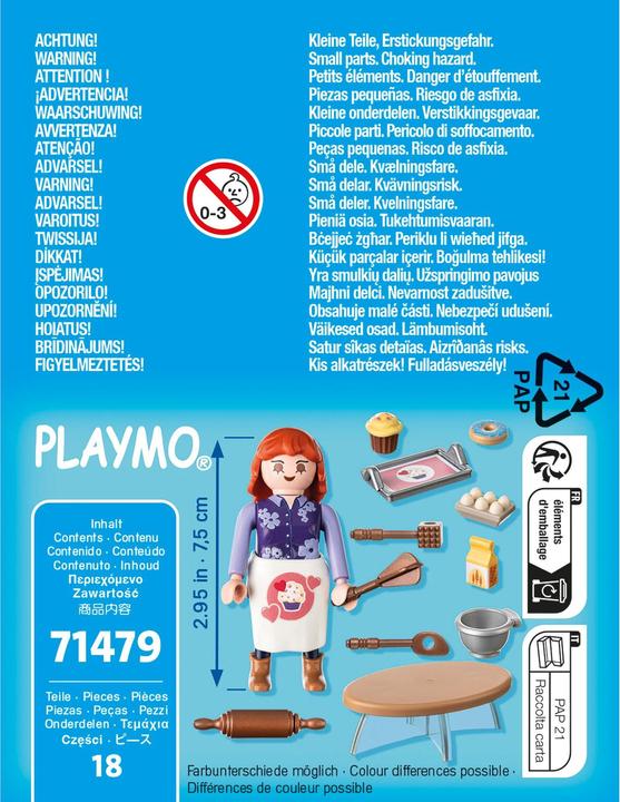 Energy Label Playmobil Confectioner (71479, Playmobil Special Plus)