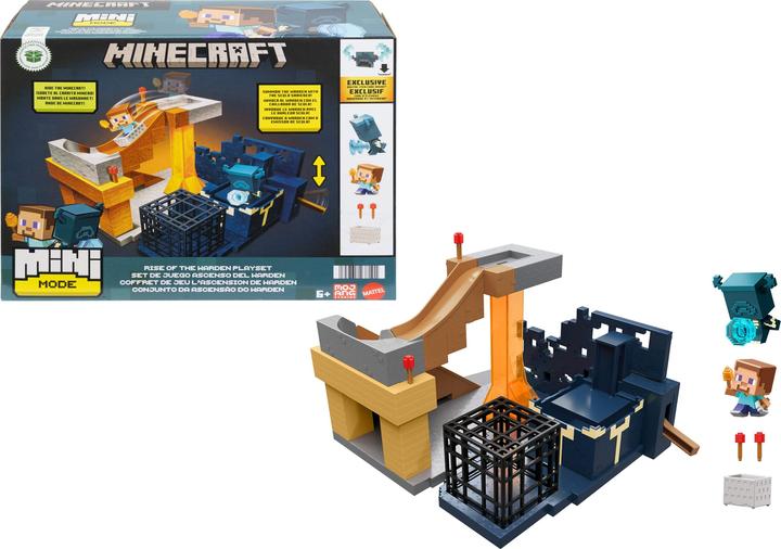 Actual product image Minecraft Mini Mode Rise of the Warrior playset