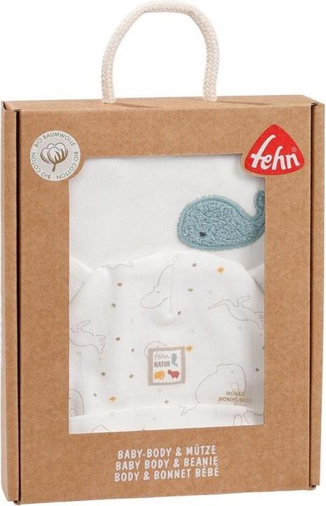 Produktbild Fehn Body & Mütze fehnNATUR (50/56) (50, 56)