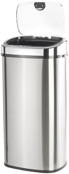 Infactory Poubelle avec capteur de mouvement manuel (68 l)