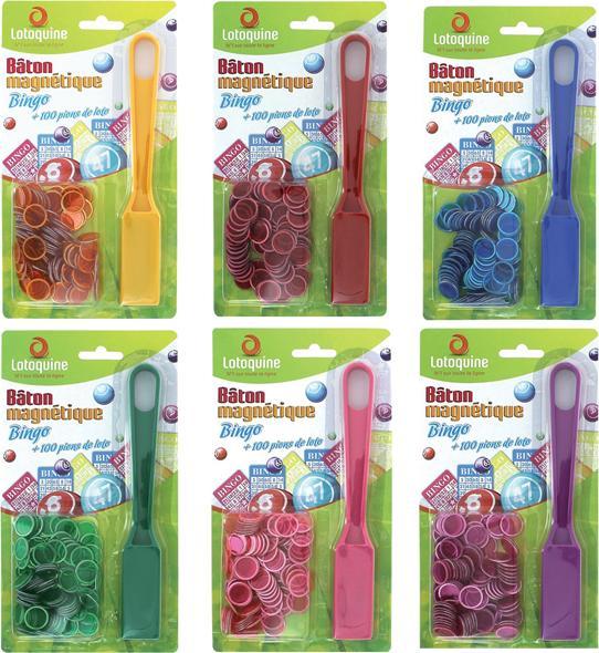Sombo Bingo magnetic stick coloured ass (German, French, Italian, English)