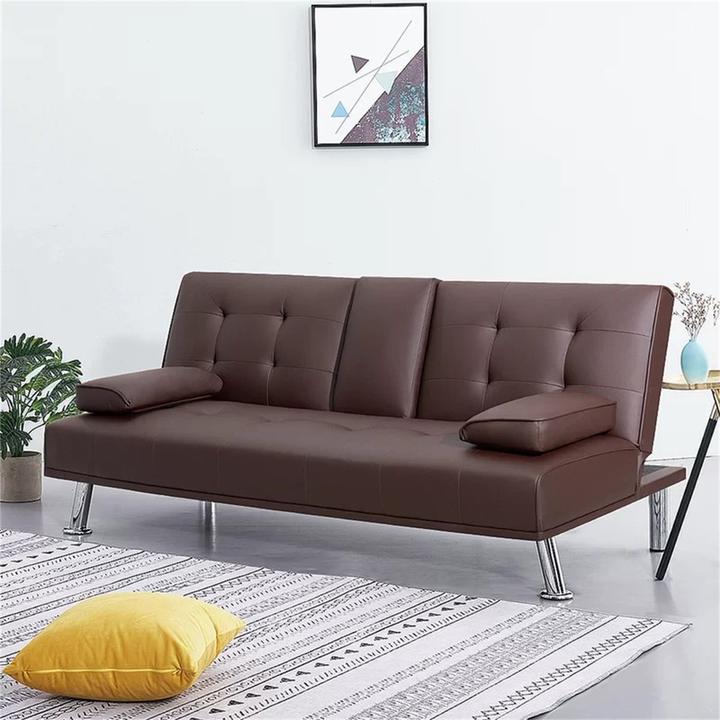 Produktbild HTI-Living Klappsofa Braun Marwan (2-Sitzer)