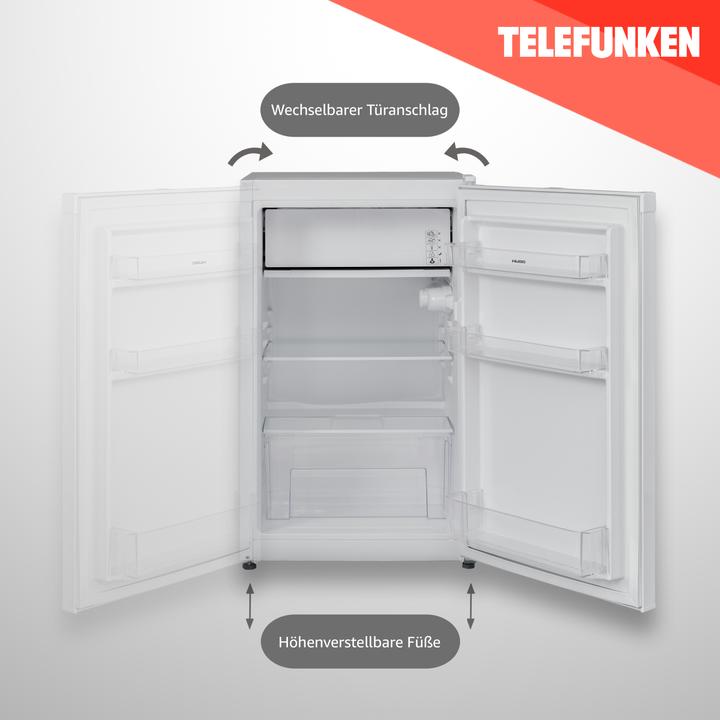 Produktbild Telefunken Tischkühlschrank CF-33-101-W2 89L wh E (89 l)
