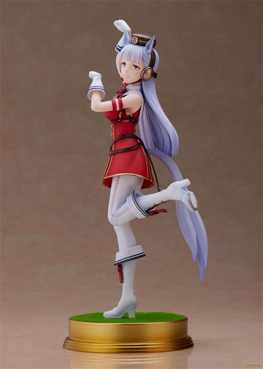 Actual product image Furyu Uma Musume Pretty Derby statuette PVC 1/7 Gold Ship First-Place Pose! 27 cm