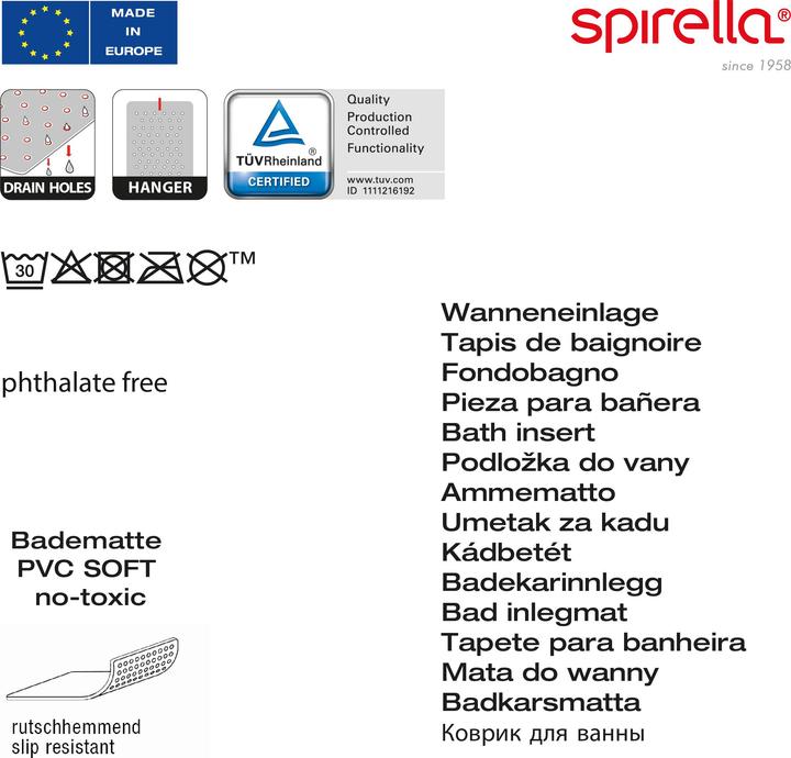 Actual product image spirella Marathon (54 x 54 cm)