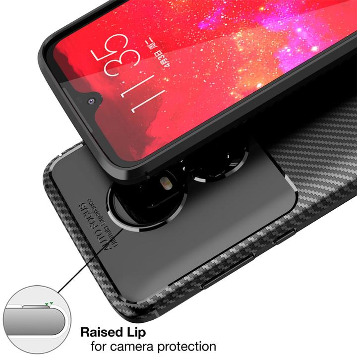 Immagine prodotto Nalia Custodia per cellulare in carbonio (Motorola Moto G7)