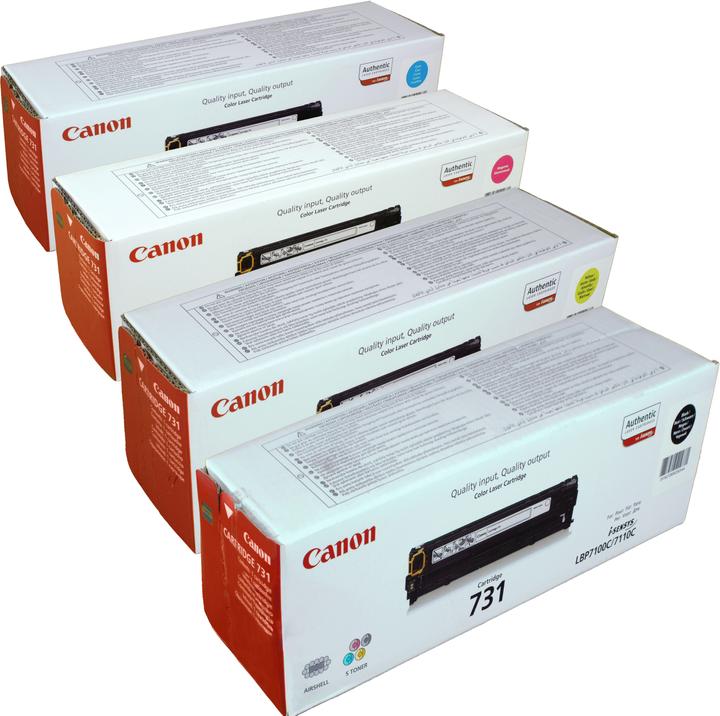 Image du produit Canon 4 toners 731 Multipack K C M Y 4 couleurs (M, CF, C, Y)