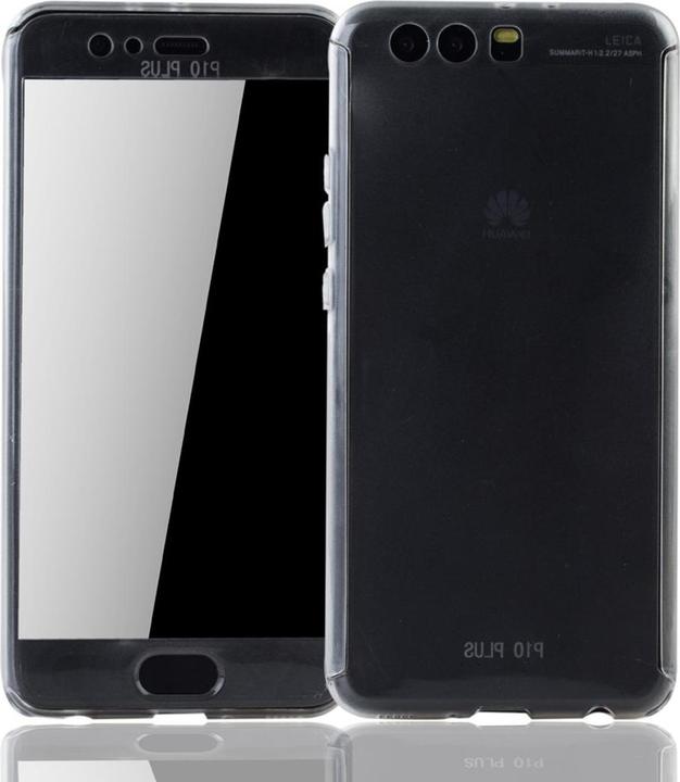König Design Hülle Handy Schutz für Huawei P10 Plus Full Case Cover Displayschutz Transparent (Huawei P10 Plus)