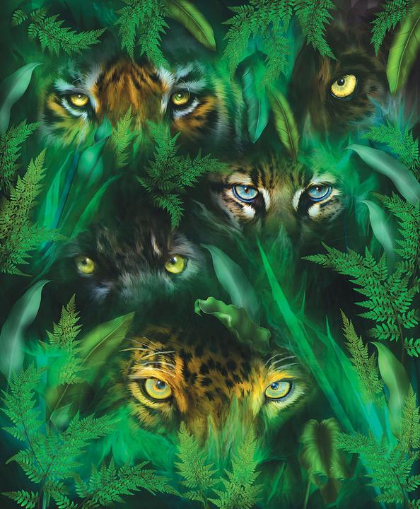 Produktbild Sunsout Puzzle 1000 pieces Jungle Eyes (1000 Teile)