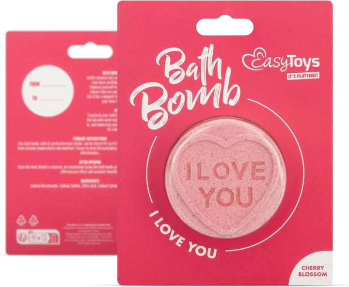 Actual product image Easytoys Bath Bomb - I Love You