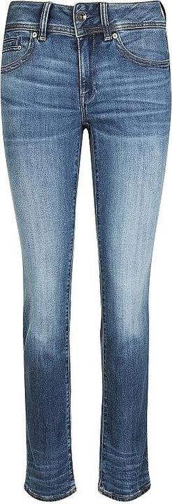 Produktbild G-Star Midge Zip Mid Straight Jeans medium indigo aged (W24/L32)