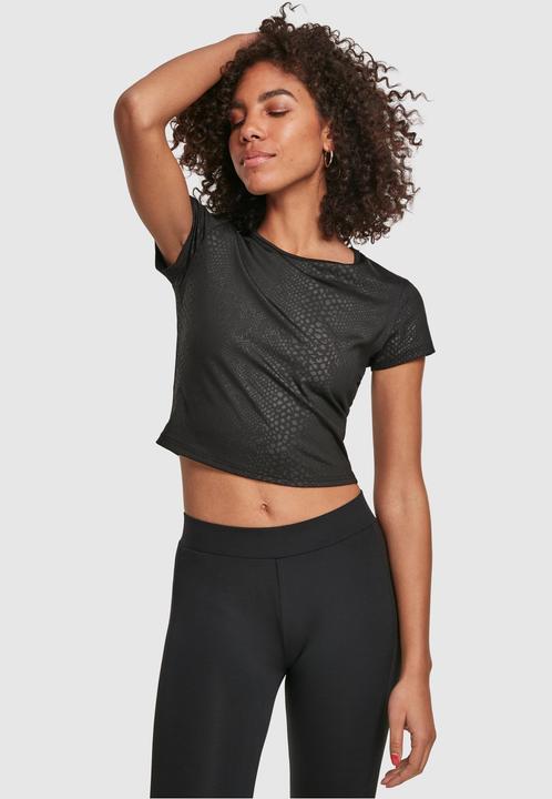 Immagine prodotto Urban Classics Tee con motivo elasticizzato da donna (XL)