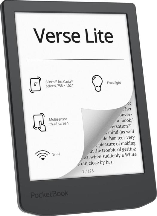 Produktbild PocketBook Verse Lite (5.98", 8 GB, Midnight Grey)