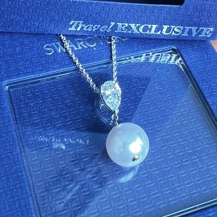Produktbild Swarovski Kette Treasure Perle 5559409 (Rhodiniert)