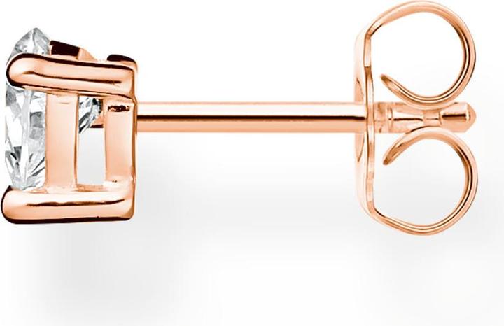 Immagine prodotto Thomas Sabo Orecchini singolo cuore oro rosa (Placcatura in oro rosa 750, Argento 925)