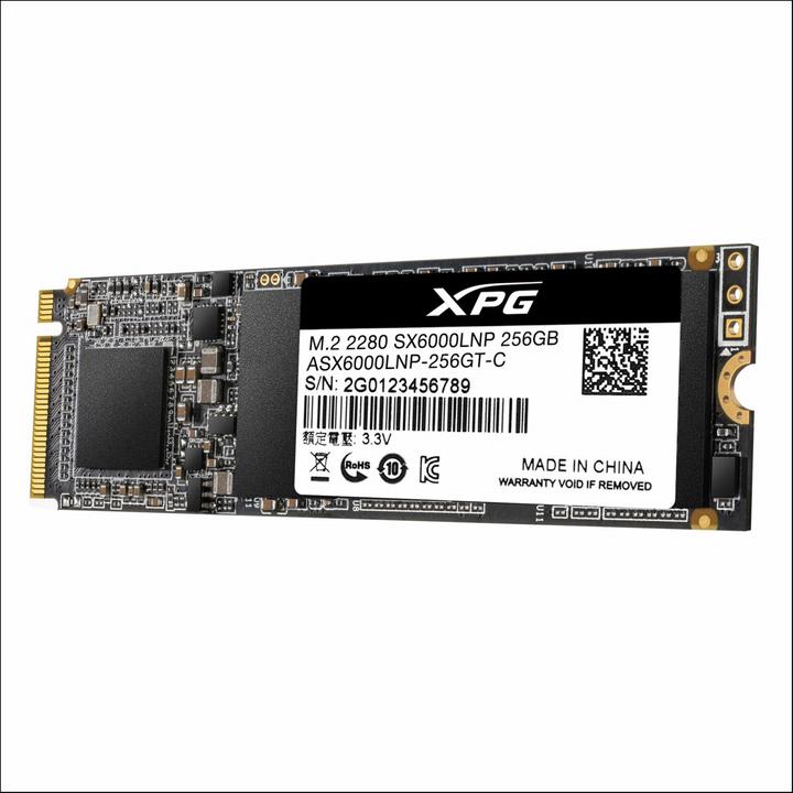 Actual product image Adata SX6000 (256 GB, M.2 2280)