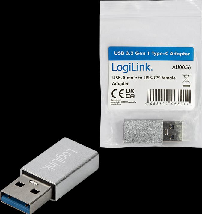 Produktbild LogiLink USB-A zu (USB Typ-C, 3.40 cm)