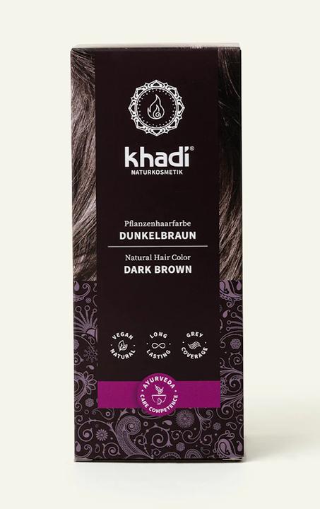Produktbild Khadi Pflanzenhaarfarbe (Dunkelbraun)
