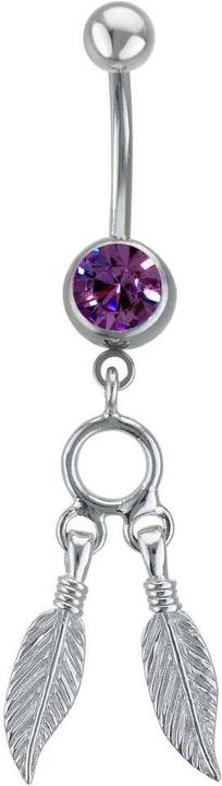Bijouteria Bauchpiercing (Edelstahl, Messing, Kristall)