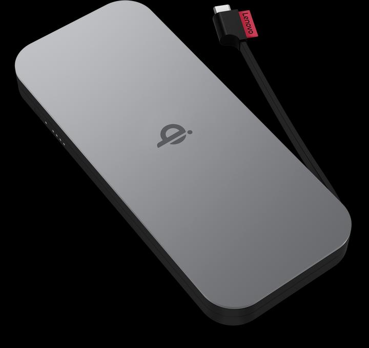 Actual product image Lenovo Go USB-C Mobile Power Bank + Qi Wireless (10000 mAh, 27 W, 38500 Wh)