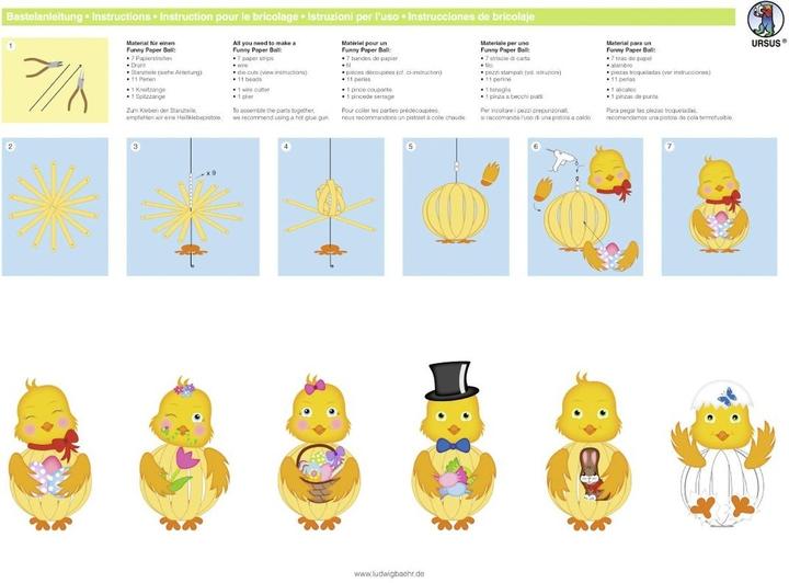 Actual product image Ursus Funny Paper Balls Bunny