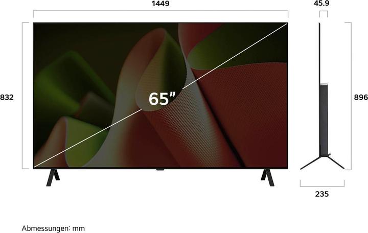 Actual product image LG TV OLED65B42LA (2024) (65", B4, OLED, 4K, 2024)