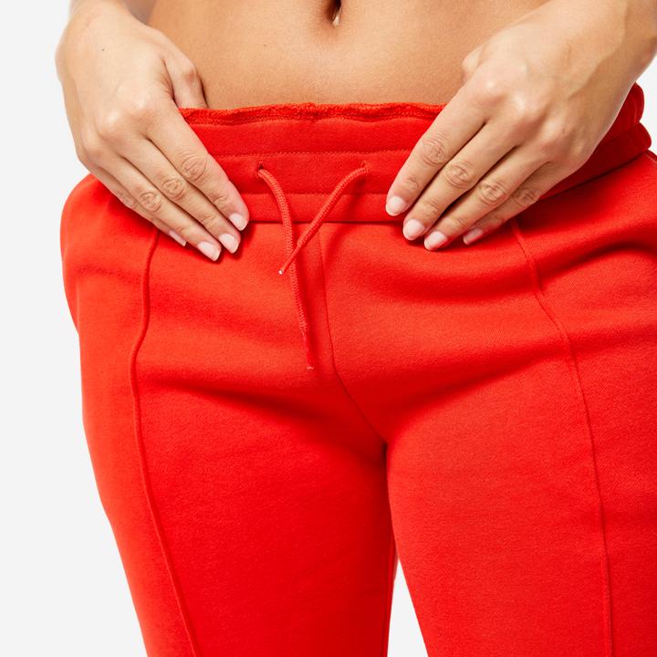 Image du produit Domyos Pantalon de jogging femme chaud - 500 rouge foncé