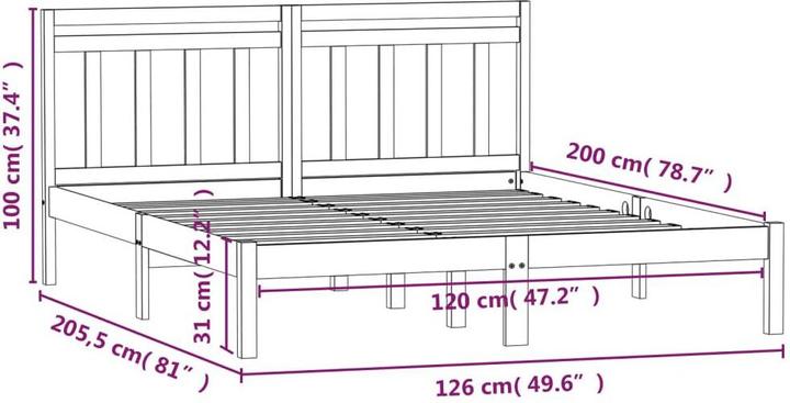 Produktbild VidaXL Karpova (120 x 200 cm)