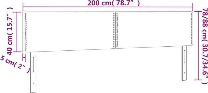 Immagine prodotto VidaXL Zobor (200 x 5 x 88 cm)
