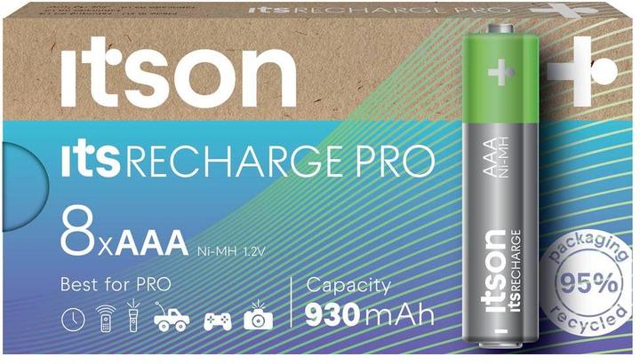 Image du produit Itson itsRECHARGE Micro (AAA)-Akku NiMH 1.2 V 8 St. (8 pcs, AAA)