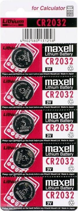 Image du produit Maxell Electronics CR2032 (5 pcs, CR2032, 220 mAh)