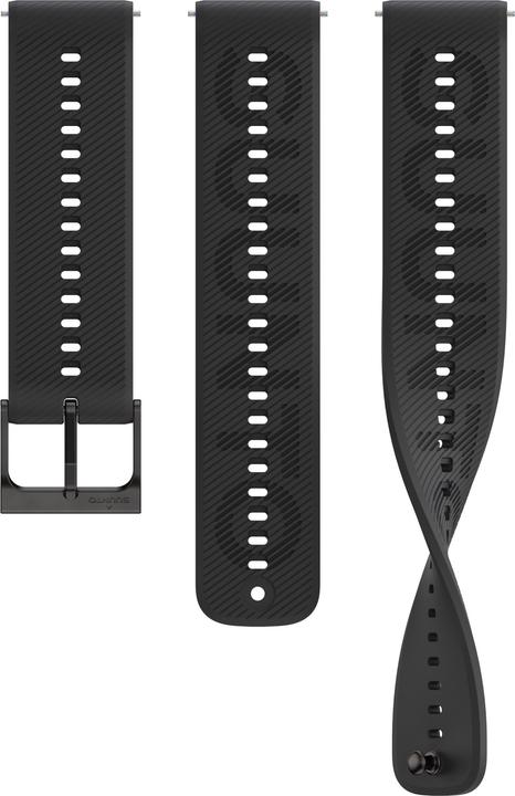 Suunto 22 Ath6 Silicone Strap All Black S+M (22 mm, Silicone)