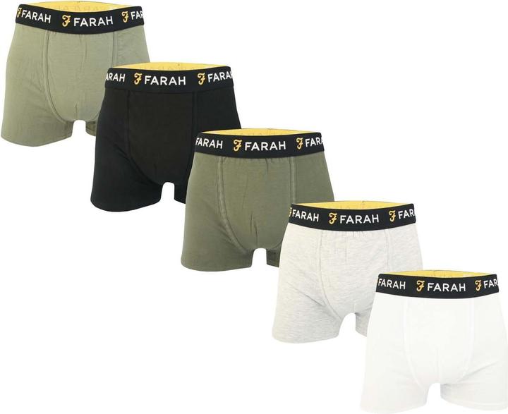 Immagine prodotto Farah Renzo Boxer Uomo Misura Confezione 5 (S)