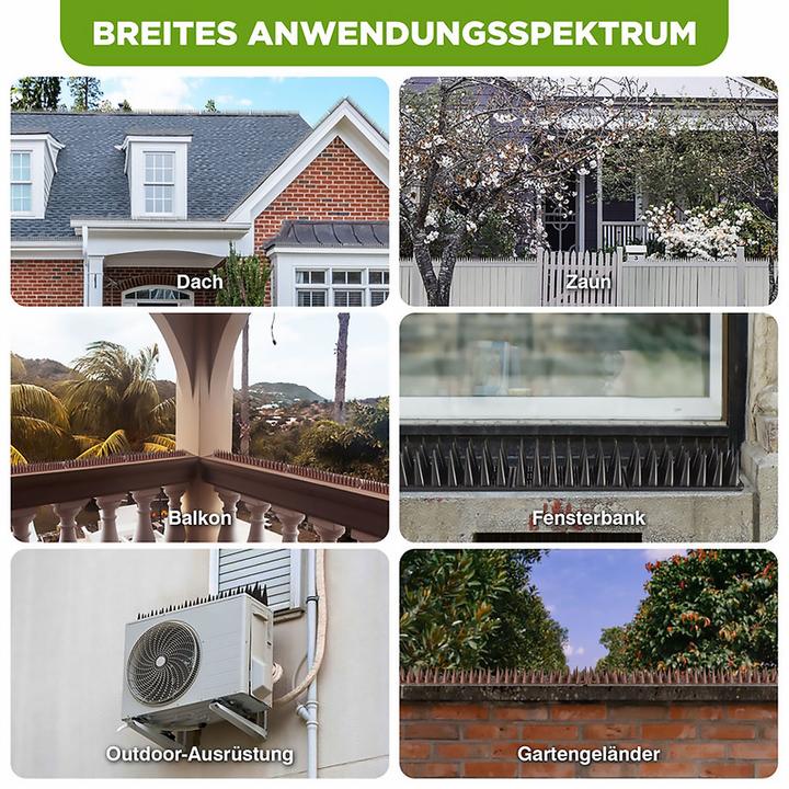 Produktbild Isotronic Taubenspikes, Anti-Vogel-Spikes, grau, 5,4 m