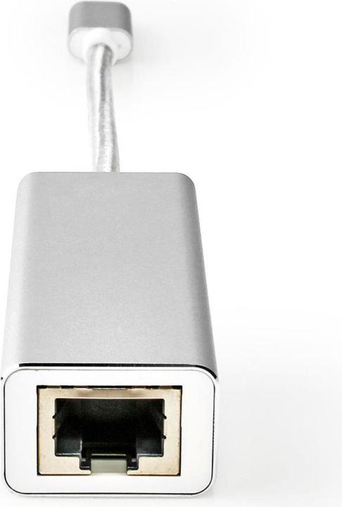 Produktbild Nedis USB-Adapter- USB 3.2 Gen 1- USB-Typ-C Stecker- RJ45 Buchse- Vergoldet- 0.20 m (USB-C, RJ45 (1x))