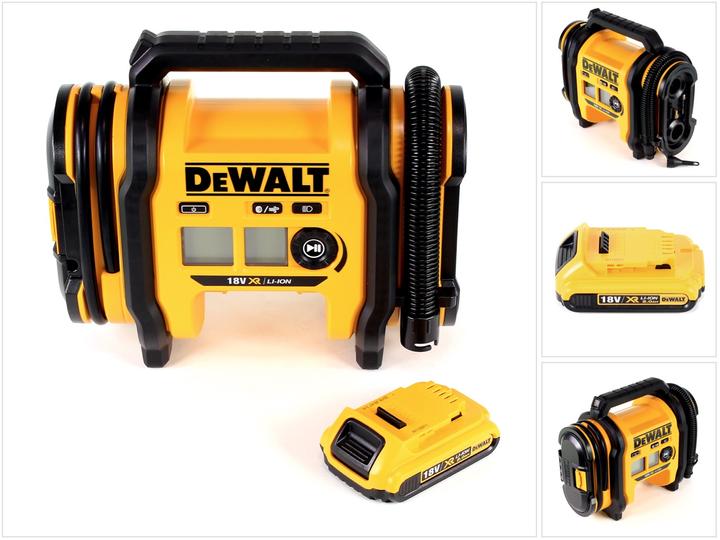 Produktbild DeWalt DCC 018 N Akku Luftkompressor 18V 11bar KFZ + 1x Akku 2,0Ah - ohne Ladegerät (11 Bar, 14.70 l)