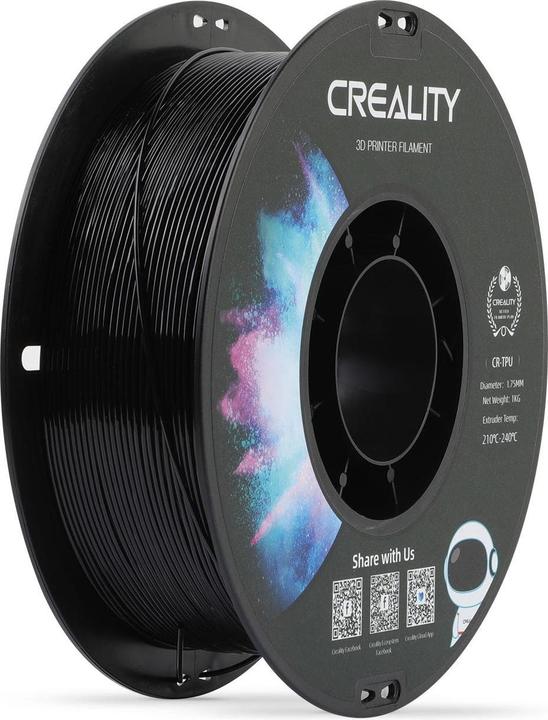 Immagine prodotto Creality CR-TPU (TPU, 1.75 mm, 1000 g, Nero)