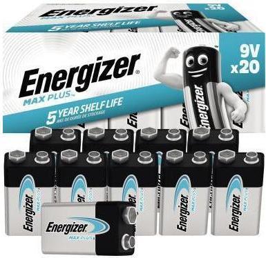 Produktbild Energizer Max Plus (20 Stk., 9V Block)