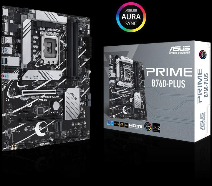 Image du produit ASUS Prime B760-PLUS (LGA 1700, Intel B760, ATX)