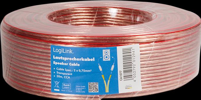 Actual product image LogiLink CA Speaker cable (50 m, 0.75 mm²)