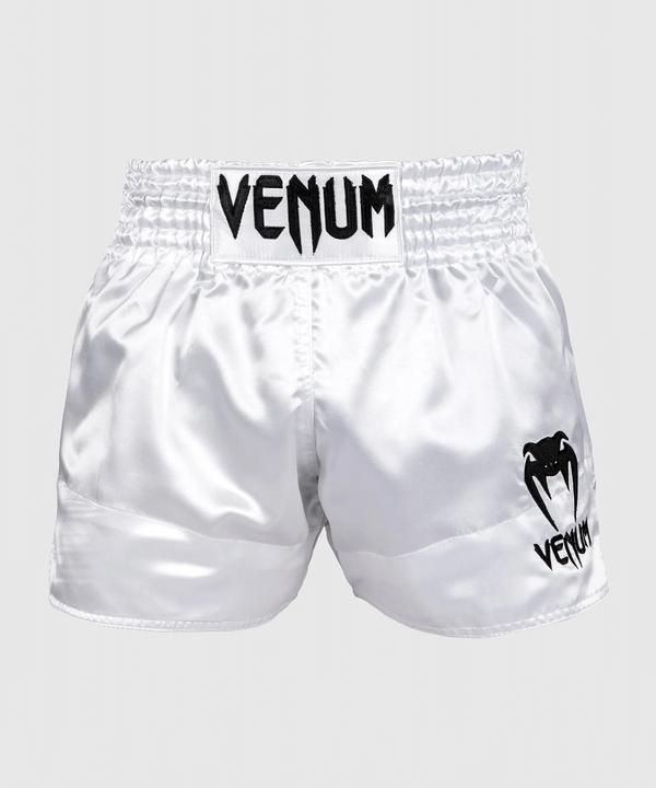Actual product image Venum Classic Muay Thai Shorts - White/Black (M)
