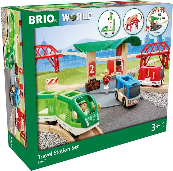 Produktbild Brio Reisezug Set mit Busbahnhof